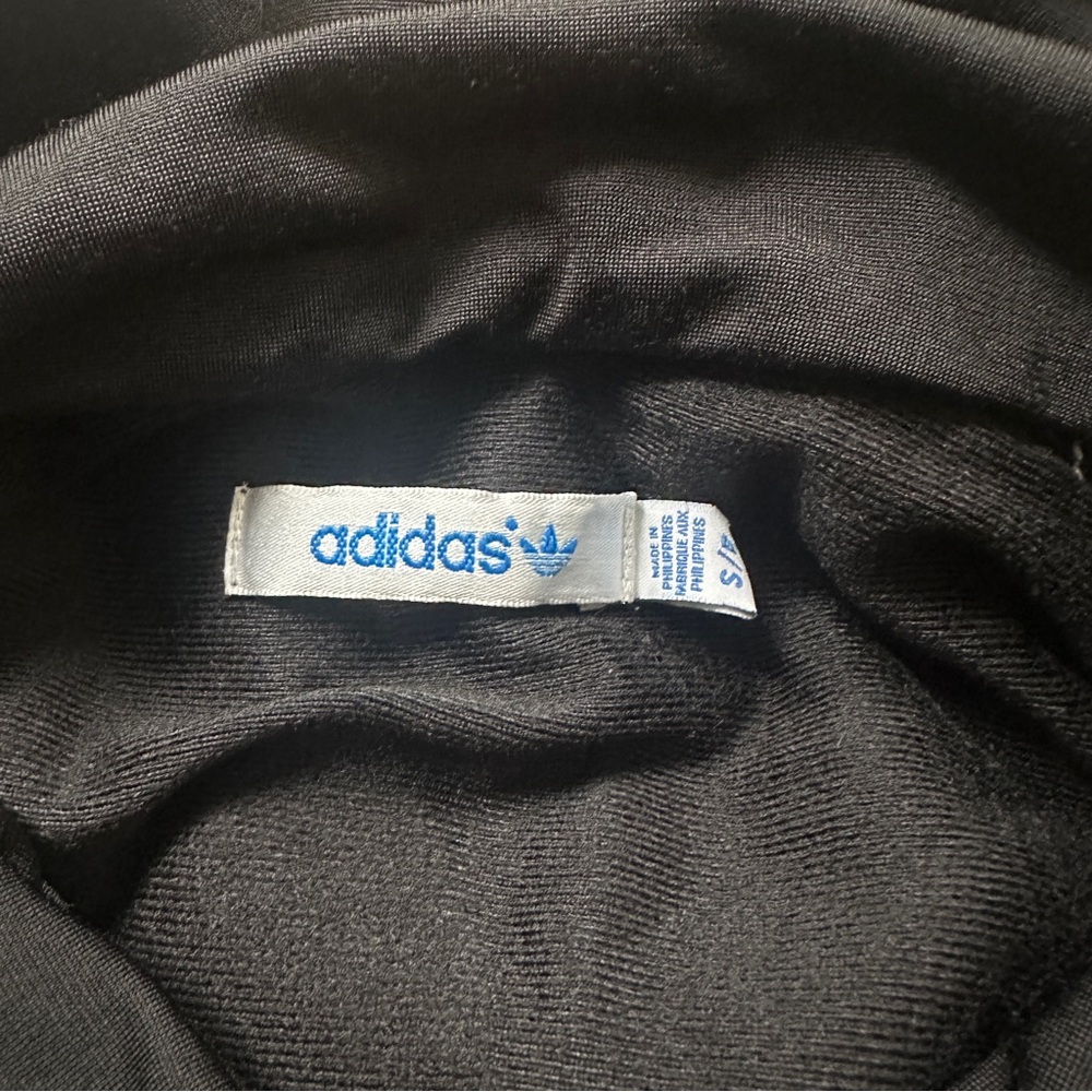 ADIDAS Black and White Full Zip Sweatshirt Size S - Picture 6 of 7